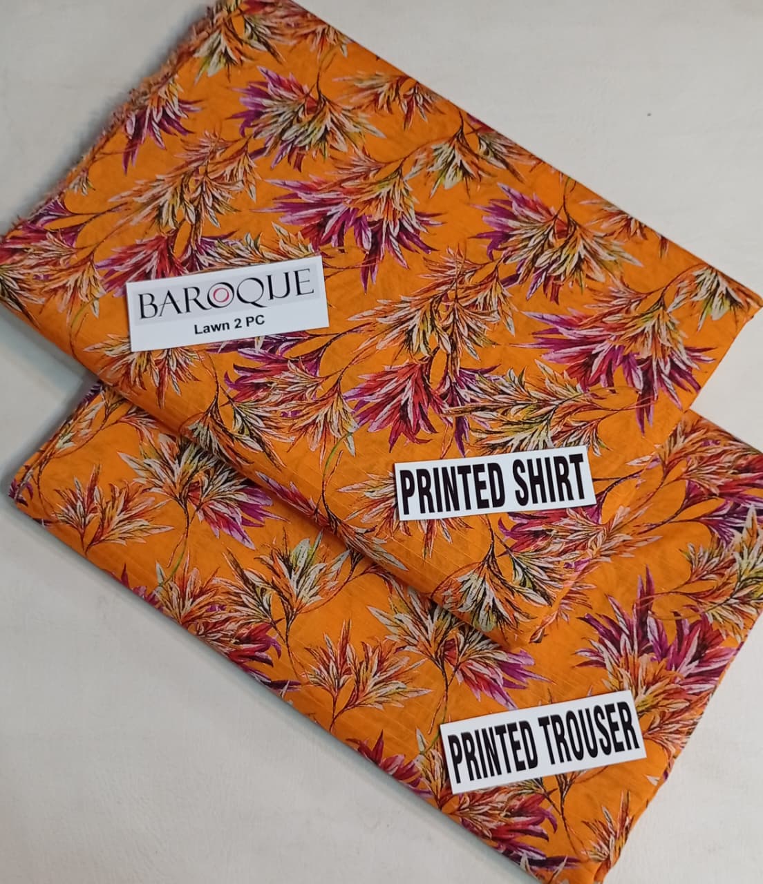 Bana Dora Baroque Lawn 2 Piece Collection 2026 – Premium Printed Shirt & Trouser | Big Width Lawn Suit